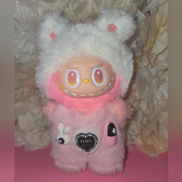 Accessories | Pink Fluffy Designer Inspired Labubu Set | Poshmark